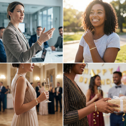 Handmade 6ct/8ct/10ct Lab-Grown Diamond Tennis Bracelet - 10K/14K Yellow Gold, 4-Prong, D-VS2/SI1, Free Engraving