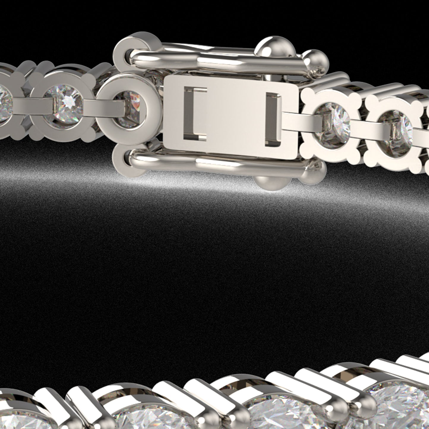 Ophelia Eternity 4-10ct 14K Gold Lab-grown diamond Tennis Bracelet, 4-Prong, D-VVS2/SI1 - Free Engraving