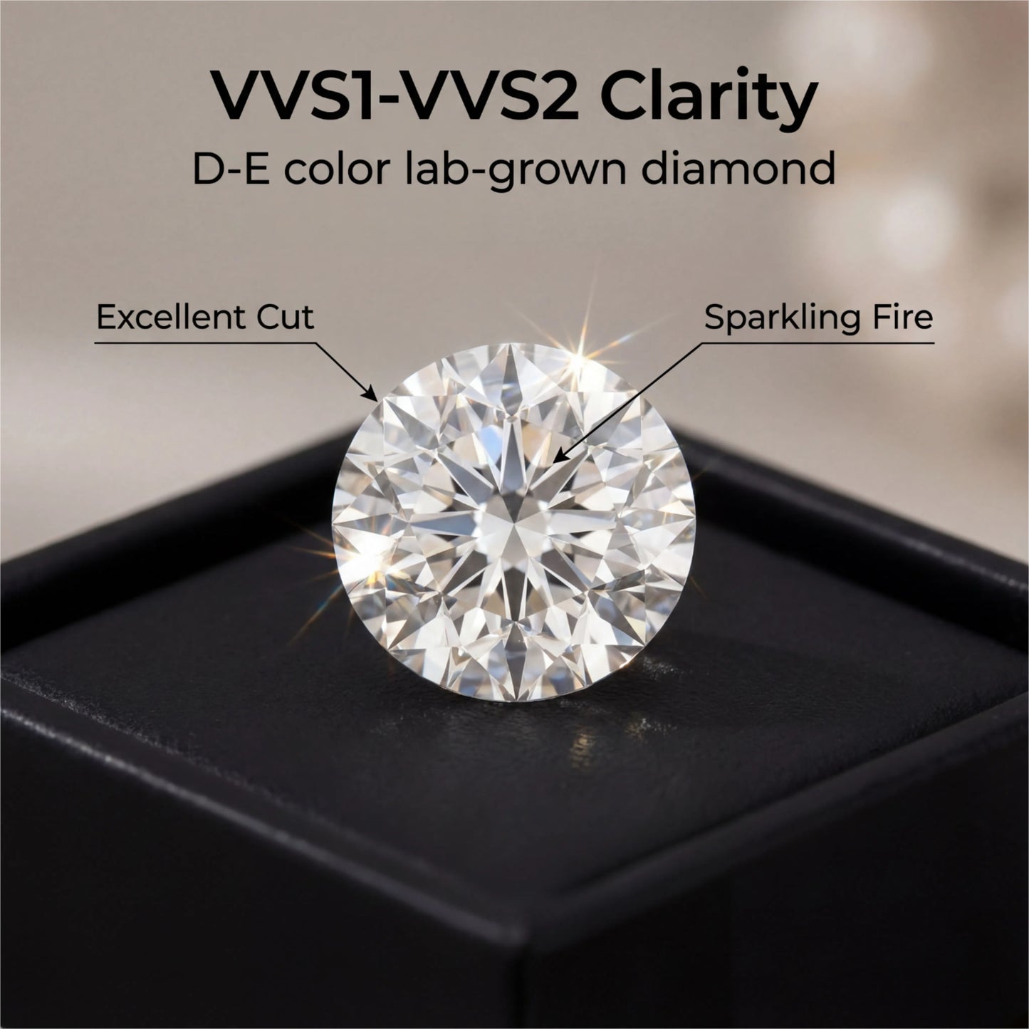 2-in-1 Convertible 3ct Lab Grown Diamond Jewelry Set: Pendant Necklace & Ring (10K/14K Rose Gold, VVS1-VVS2 D-E Color, Handcrafted)