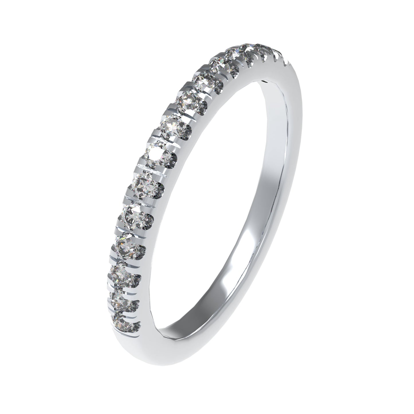 Ophelia Eternity [Multiple Materials Available] Lab - Grown Diamond Ring, Luxury Diamond - Row Ring with 9K/14K/18K Gold & Platinum Options