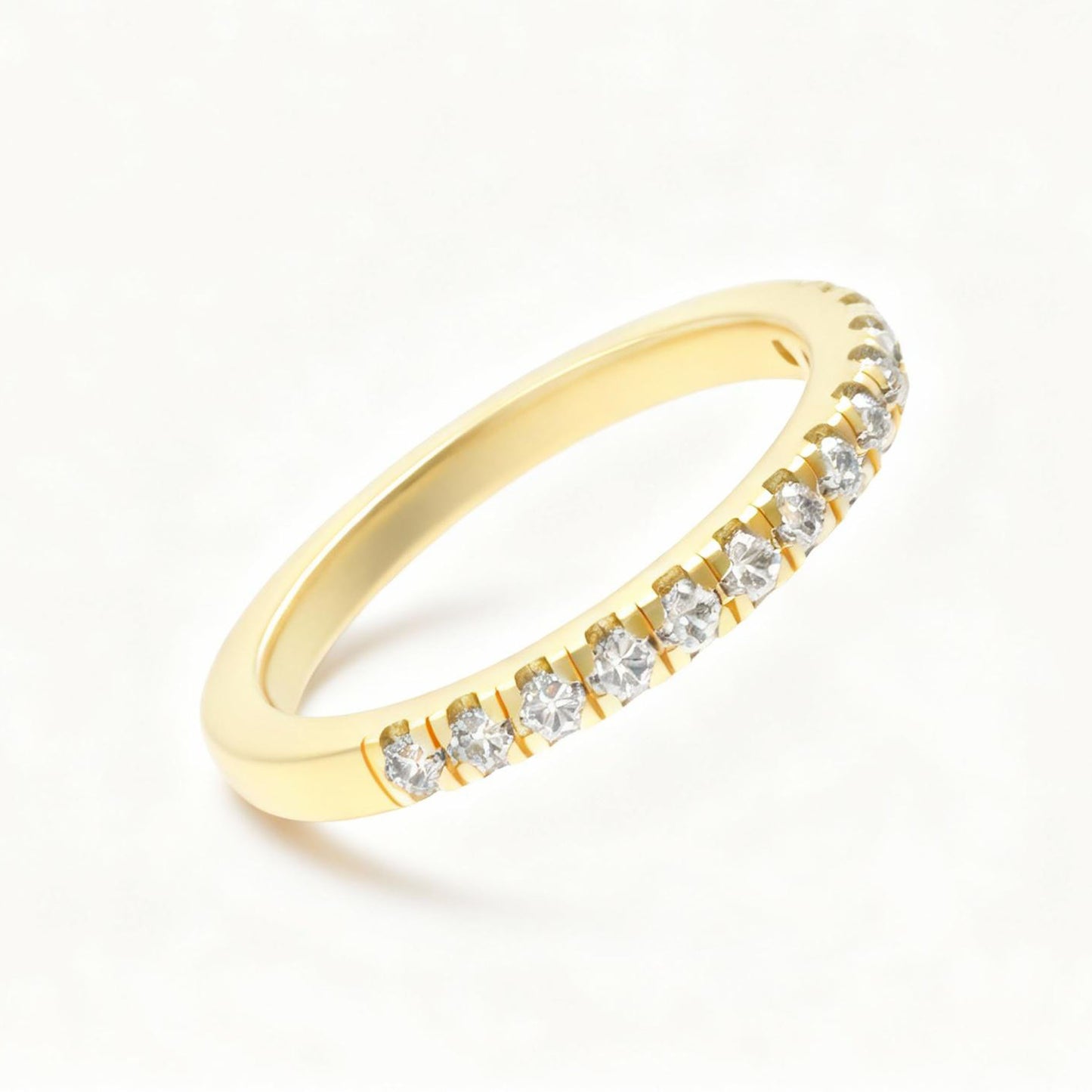 Ophelia Eternity [Multiple Materials Available] Lab - Grown Diamond Ring, Luxury Diamond - Row Ring with 9K/14K/18K Yellow Gold Options