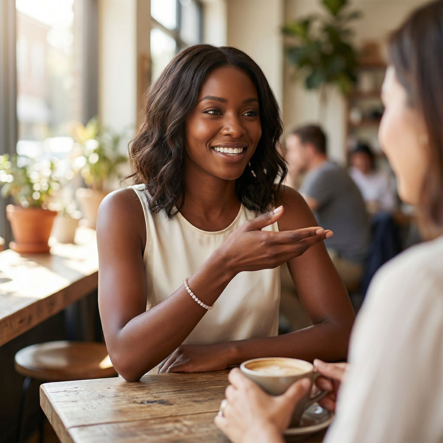 Handmade 6ct/8ct/10ct Lab-Grown Diamond Tennis Bracelet - 10K/14K Rose Gold, 4-Prong, D-VS2/SI1, Free Engraving