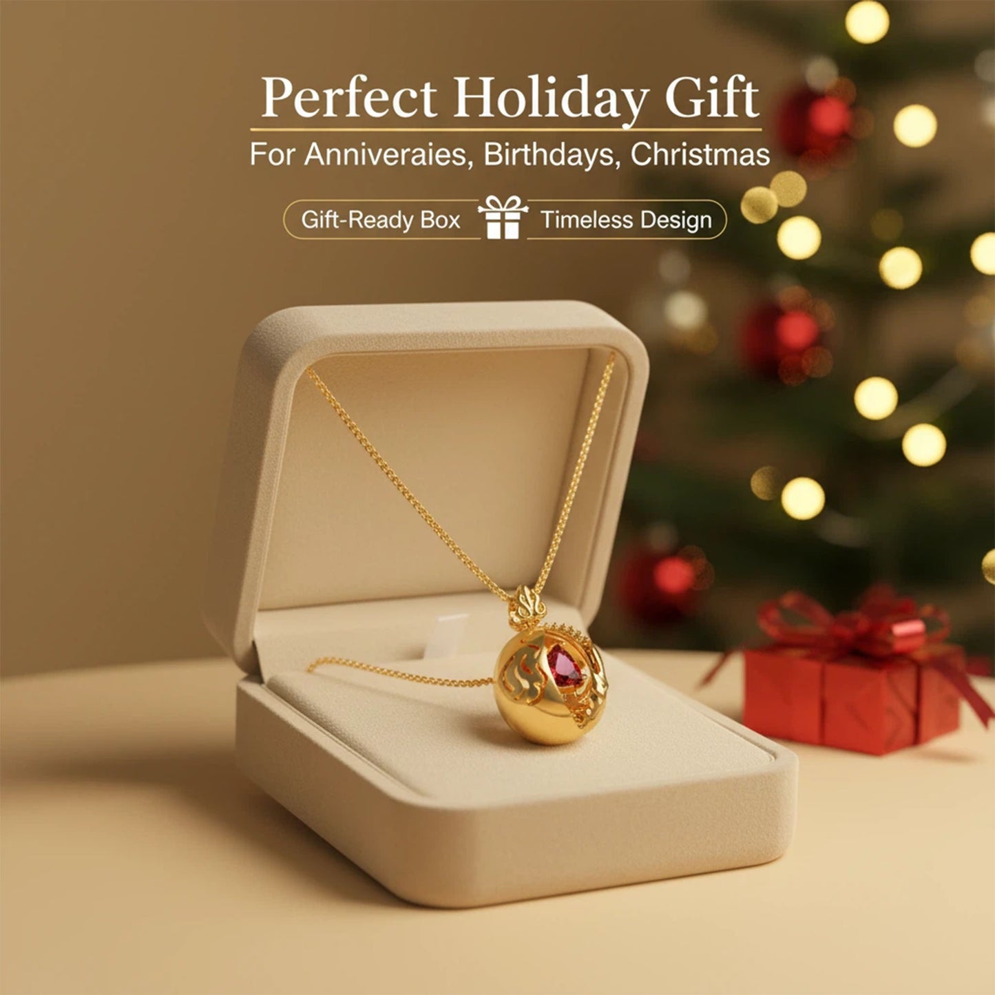Lab-Grown 1CT Ruby Pendant Necklace with 6 VVS1-VVS2 D-E Color Diamonds, 10K/14K White/Yellow/Rose Gold & Platinum, Ideal Gift for Anniversary/Valentine’s Day/Christmas