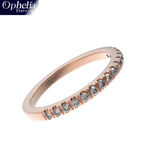 Ophelia Eternity [Multiple Materials Available] Lab - Grown Diamond Ring, Luxury Diamond - Row Ring with 9K/14K/18K Rose Gold Options