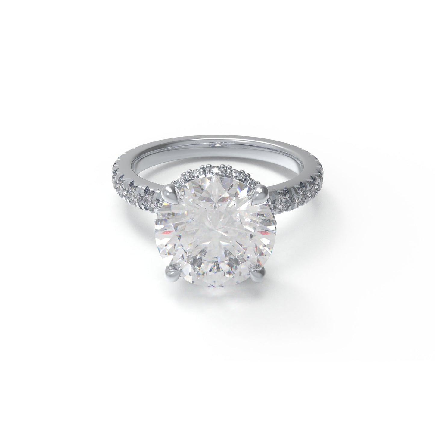 1CT/2CT Moissanite Engagement Ring, 925 Sterling Silver, for Wedding/Proposal/Anniversary