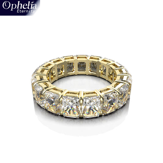 Ophelia Eternity 3.6 Carat (ctw) LAB GROWN Diamond Vintage Engagement 9K /14K /18K Gold Ring Wedding Ring for Women, Eternal Covenant Full Diamond Round Ring, Luxury Ring for Women (Clarity VVS1-VVS2)