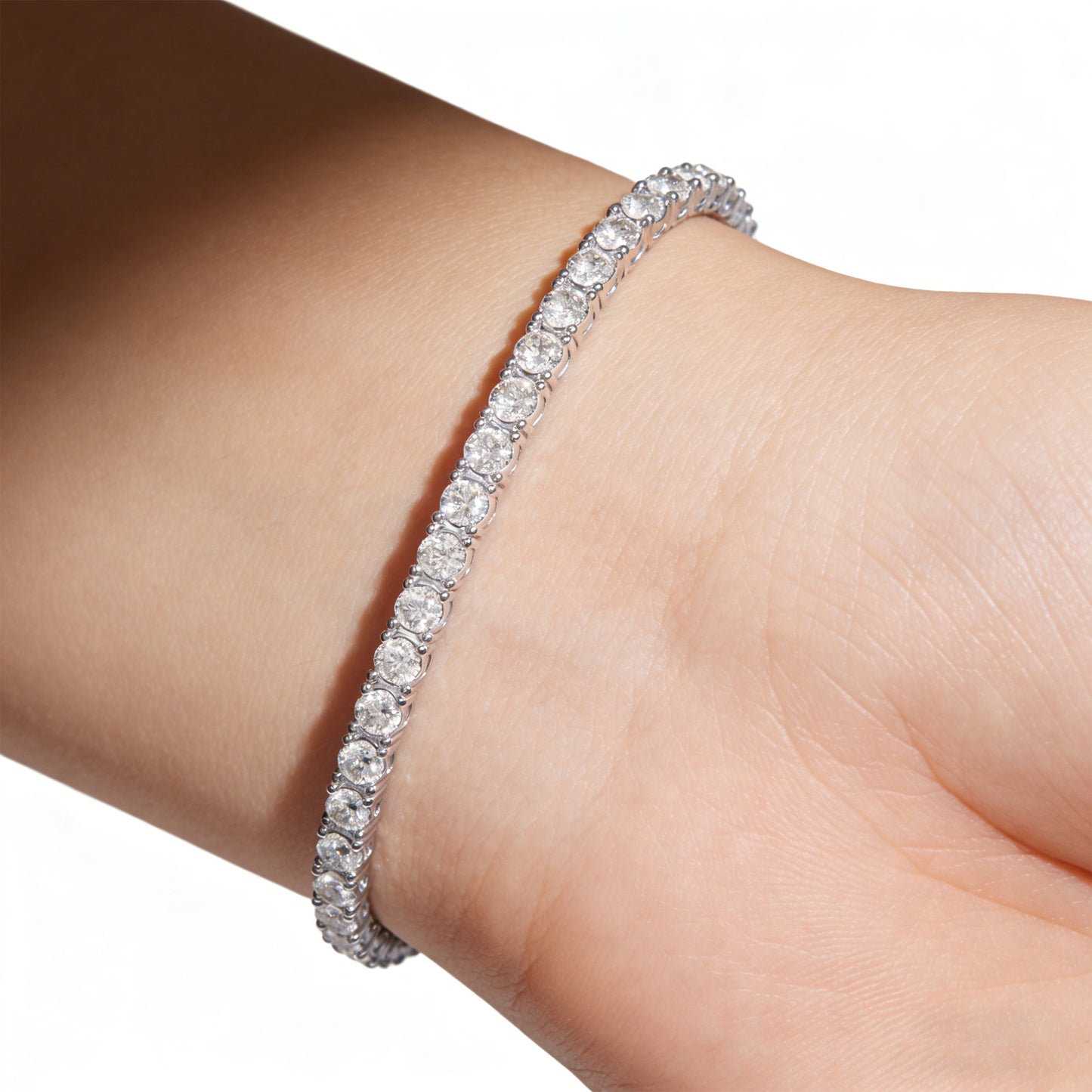 6CT Moissanite Tennis Bracelet 925 Sterling Silver
