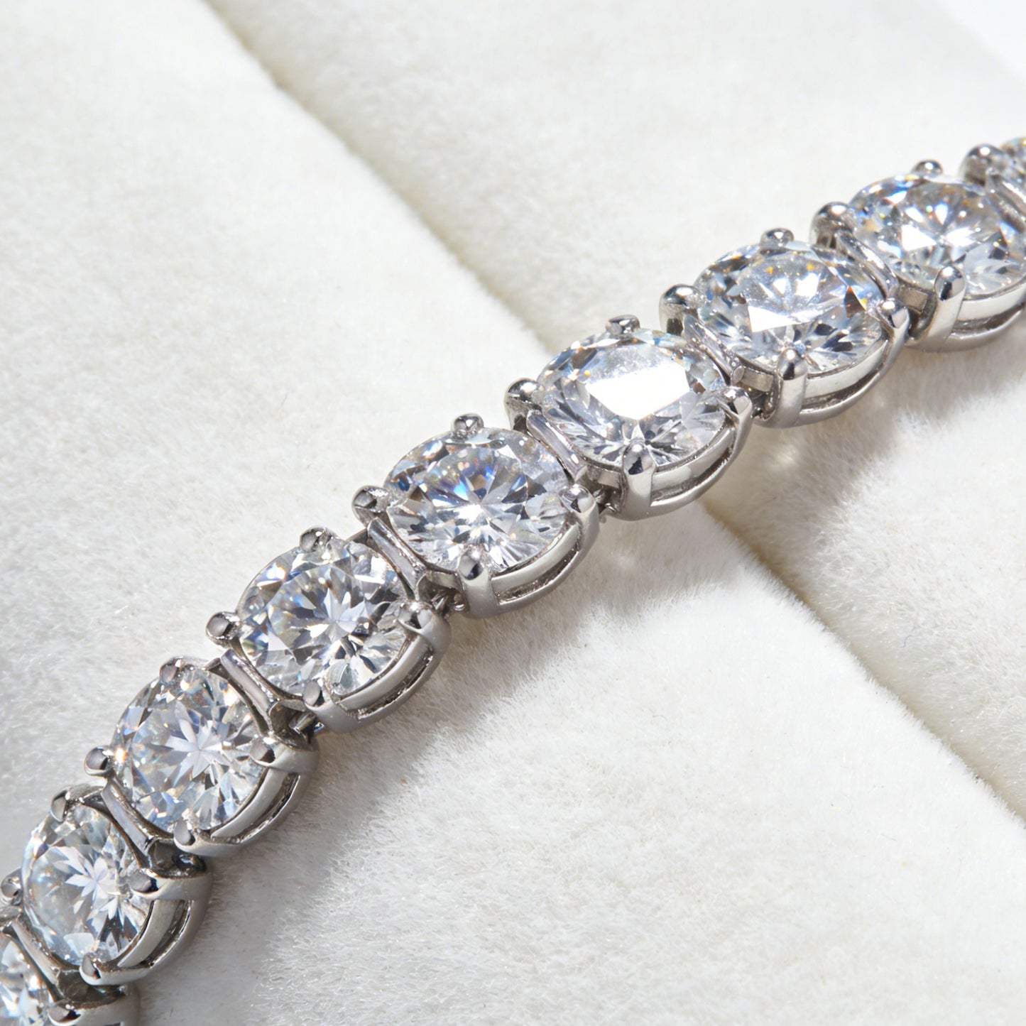 6CT Moissanite Tennis Bracelet 925 Sterling Silver