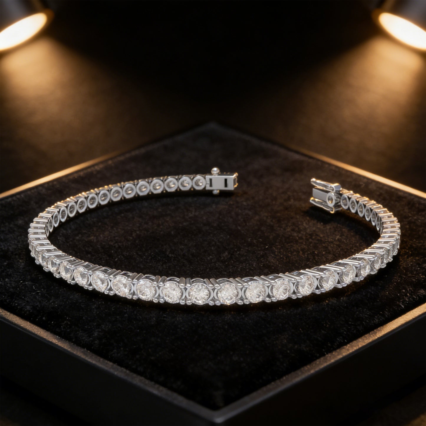 6CT Moissanite Tennis Bracelet 925 Sterling Silver