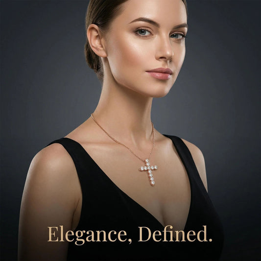 10K/14K Rose Gold Pendant Necklace with 1ct Lab-Created Diamonds (11 Round 3mm, VVS1-VVS2 D-E) - 450mm Chain, Gift for Her