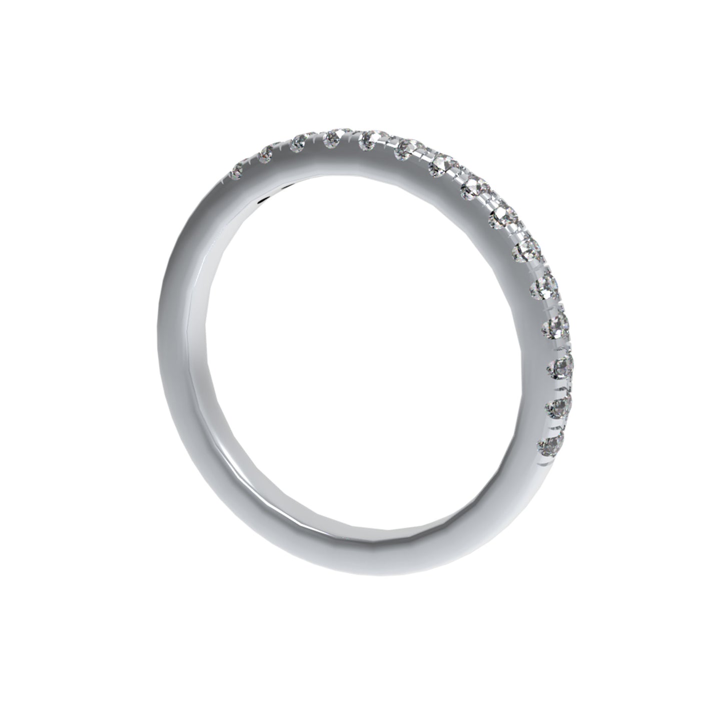 Ophelia Eternity [Multiple Materials Available] Lab - Grown Diamond Ring, Luxury Diamond - Row Ring with 9K/14K/18K Gold & Platinum Options