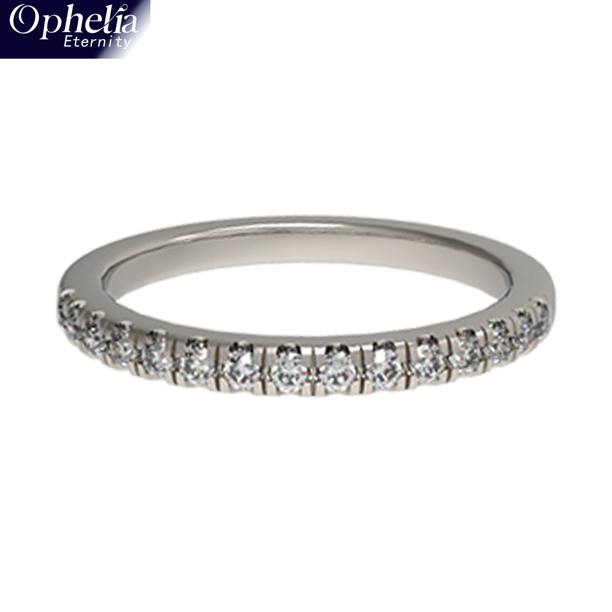 Ophelia Eternity [Multiple Materials Available] Lab - Grown Diamond Ring, Luxury Diamond - Row Ring with 9K/14K/18K Gold & Platinum Options