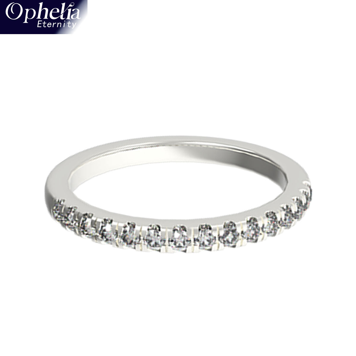 Ophelia Eternity [Multiple Materials Available] Lab - Grown Diamond Ring, Luxury Diamond - Row Ring with 9K/14K/18K Gold & Platinum Options